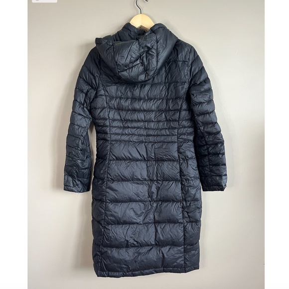 Black Long Puffer Jacket (size medium) - Picture 2 of 3